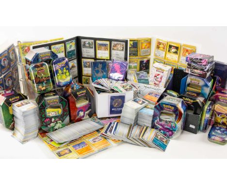 ASSORTED POKÉMON TRADING CARDS - a large quantity of various incomplete sets including Scarlet & Violet Base Set, 151, Paldea
