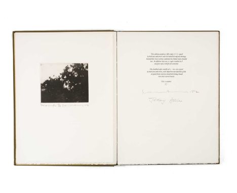 ACKROYD (NORMAN) & HOOKER (JEREMY). Itchen Water, poems 1982, Winchester School of Art Press, 4to., limited edition no. 11 of