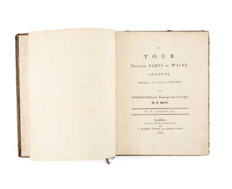SOTHEBY (W.) & SMITH (J.) 'A Tour Through Parts of Wales, Sonnets, Odes and Other Poems', London 1794, first edition, gilt ca