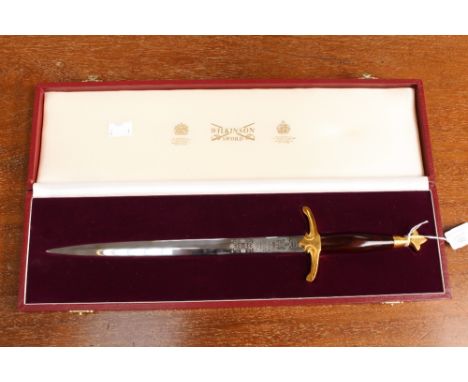 ***REOFFER MAY £30/40*** An HW and District League Premier Division winners award scabbard, complete with original box, made 