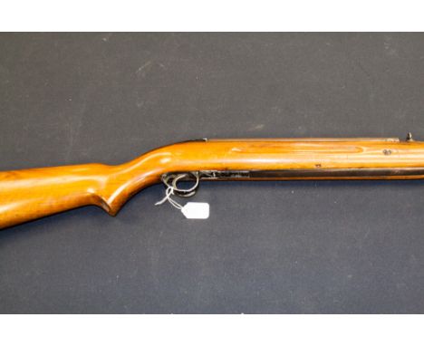 PURCHASER MUST BE 18 YEARS OR OVER
.22'' BSA Mk1 Airsporter serial no. GB17382, metalwork with light pitting, original body r