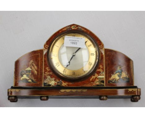 A 1920s Nathan Chinoiserie mantel clock
