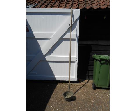 Vintage Long Handled Galvanised Ladle