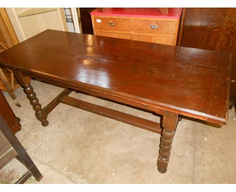 Bobbin Leg Refectory Table 65 x 27 inches 29 tall