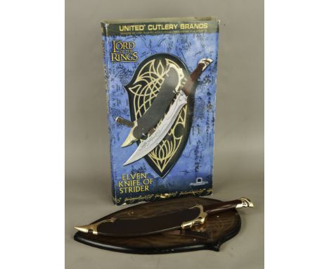 A Lord of the Rings, Elven Knife of Strider Officially Licensed Movie Replica Blade.Aragorns Knife from the Fellowship of the