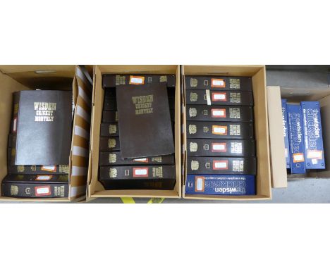 Wisden Cricket Monthly magazines from the first publication in 1979 to May 2007, in twenty-eight volumes **PLEASE NOTE THIS L