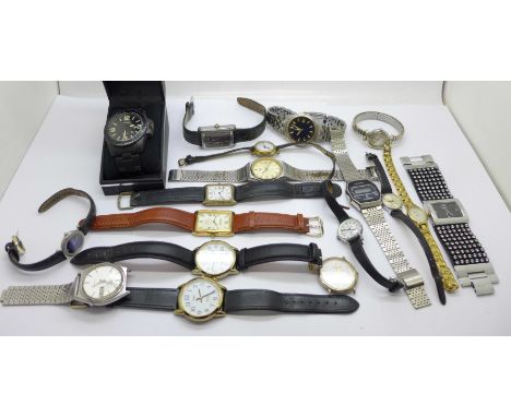 Wristwatches including Sekonda, Seiko, Ingersoll, Rotary, etc. 