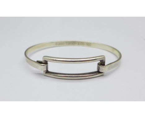 A silver Tiffany bangle, 15g 