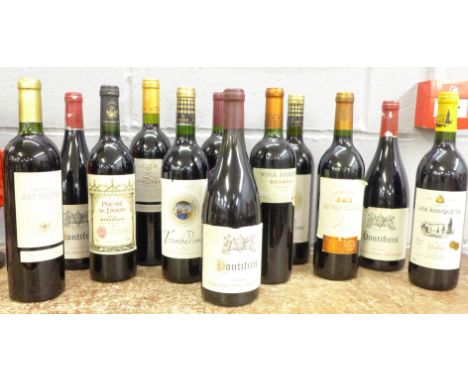 Twelve vintage French wines, 2004-2006 