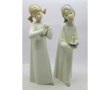 Two Lladro figures, a/f 