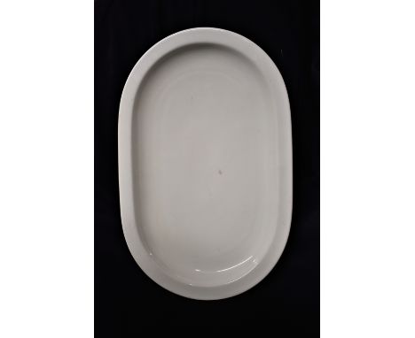German WWII Mess Hall Chinaware Meat Platter that was used in factories and other facilities used by the German Labour Front 