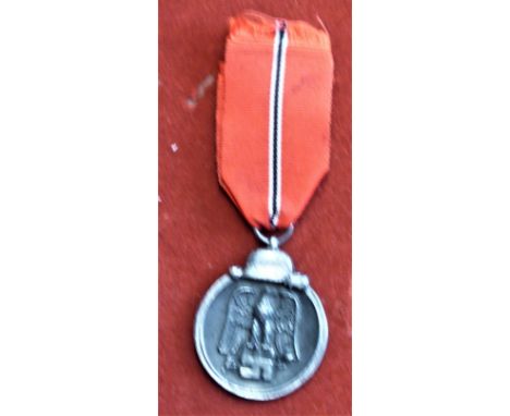 German WWII OstFront Medal (Eastern Medal, German:&nbsp;Ostmedaille), officially issued for the&nbsp;Winter Battle in the Eas