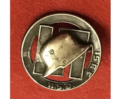 German WWII N.S.D. F.B.ST. Membership Badge (Nationalsozialistischer Deutscher Frontkämpferbund Stahlhelm) League of National