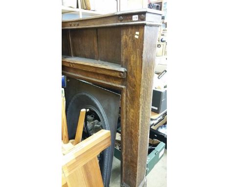 Oak fire surround etc.