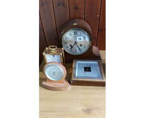 Mantle clocks, barometer etc.