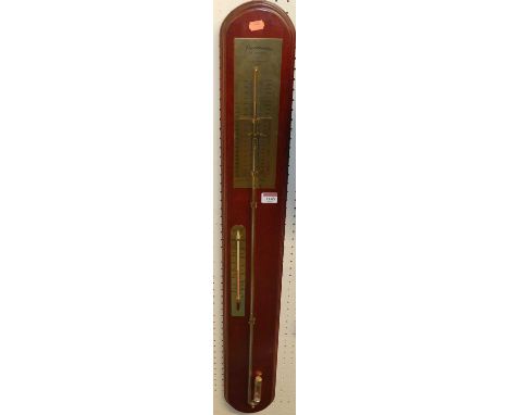 A reproduction French stick barometer, h.99cm 