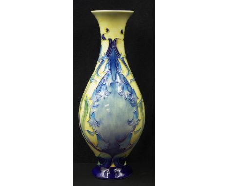 Hand painted Jeanne McDougall ceramic vase Old Tupton Ware, 25cm high approx