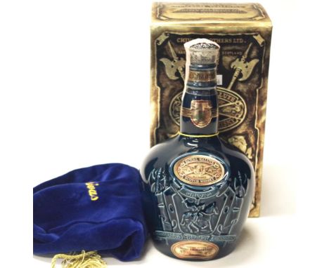 Bottle Chivas 'Royal Salute' Scotch whisky 750ml bottle in original presentation packaging.