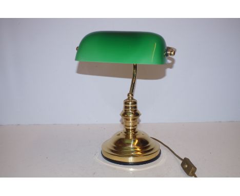 A bankers lamp