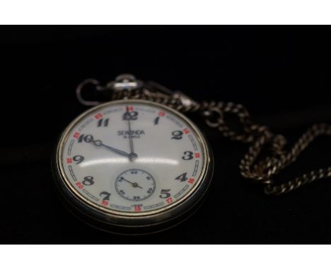 Vintage Sekonda 18 Jewels railroad pocket watch USSR