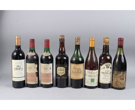 CHATEAU HAUT-BRION 1958, one bottle, level low, together with seven bottles of wine, beer, sherry.