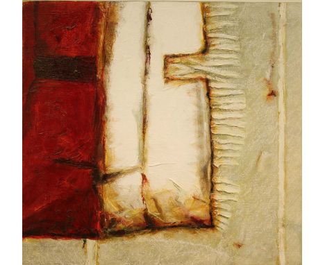 John Shinnors b. 1950
RED SCARECROW PORTRAIT
Oil on canvas, 15 1/2" x 16 1/2" (39 x 42 cm), signed and inscribed verso.