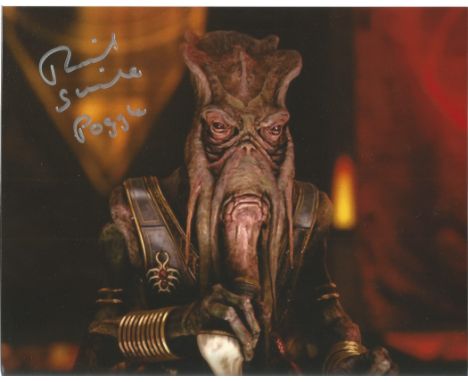 Richard Stride 10x8 signed colour photo as Poggle the Lesser in Star Wars: Episode III Revenge of the Sith. Stride is an Engl