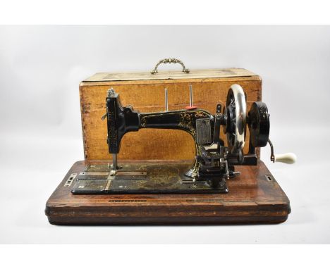 A Vintage Frister and Rossmann Manual Sewing Machine 