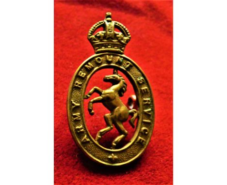Army Remount Service Cap Badge (Gilding-metal), slider, second type. K&amp;K: 1046