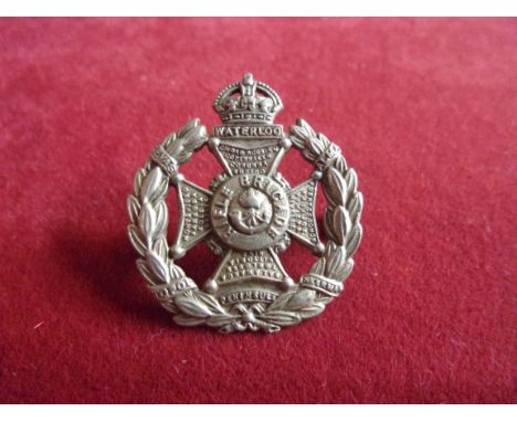 Rifle Brigade (Prince Consort's Own) Post-1901 Forage Cap Badge (White-metal), two lugs. K&amp;K: 704
