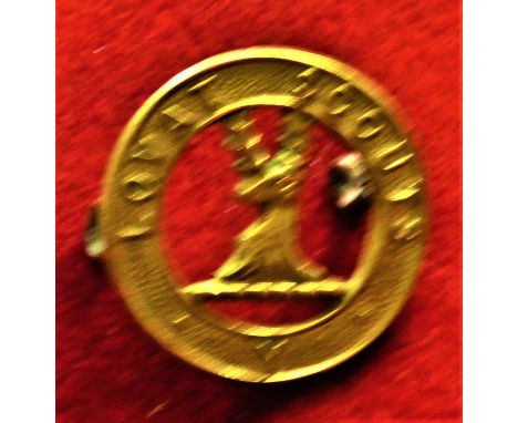 Lovat (Yeomanry) Scouts WWI Cap Badge (Gilding-metal), two lugs. K&amp;K: 1498