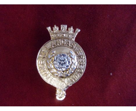 The Duke of Lancaster's Own Yeomanry EIIR Cap Badge (Anodised), slider and made by J.R. Gaunt, third type. K&amp;K: 2310