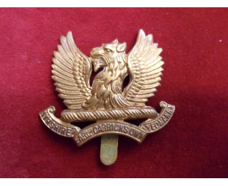 Ayrshire (Earl of Carrick's Own) Yeomanry Cap Badge (Gilding-metal), slider, fourth type with word 'of' smaller and sealed 19