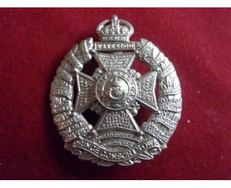 Rifle Brigade (Prince Consort's Own) WWII Side Cap Badge (White-metal), slider. K&amp;K: 2019