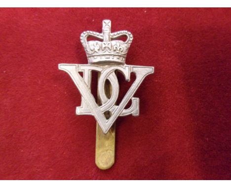 Inniskilling Dragoon Guards EIIR Cap Badge (White-metal), slider. K&amp;K: 1891.