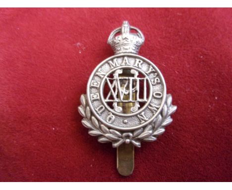 The 18th (Queen Mary's Own) Royal Hussars 1910-1922 Cap Badge (Brass), two lugs. K&amp;K: 788