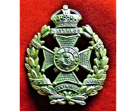 Rifle Brigade (The Prince Consorts Own) Victorian Cap Badge (White-metal), two lugs issued between 1903-1910. K&amp;K: 704