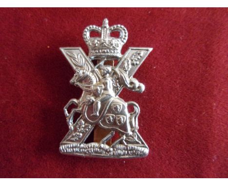 The Highland Yeomanry EIIR Cap Badge (Anodised), slider and made Smith and Wright Ltd, Birmingham. K&amp;K: 2315
