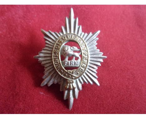 Worcestershire Regiment WWII Cap Badge (Bi-metal), slider. K&amp;K: 