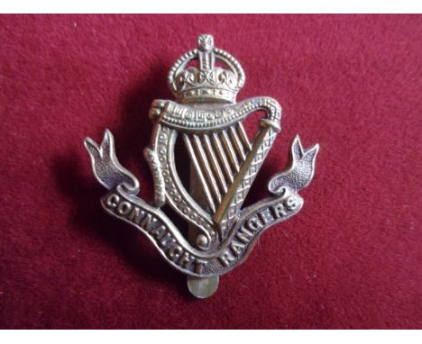 Connaught Rangers WWI Cap Badge (Gilding-metal), slider. K&amp;K: 696 