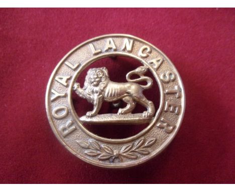 Royal Lancaster Regiment Victorian Other Ranks Helmet Plate Centre 1881-1901 (Gilding-metal construction) K&amp;K: 295. Four 