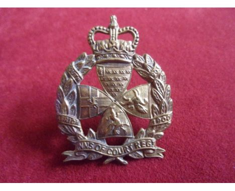 Inns of Court Regiment WWII Cap Badge (Gilding-metal), two lugs. K&amp;K: 2319