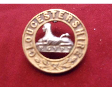 Gloucestershire Regiment Victorian Other Ranks Helmet Plate Centre 1881-1901 (Gilding-metal construction) K&amp;K: 315. Four 