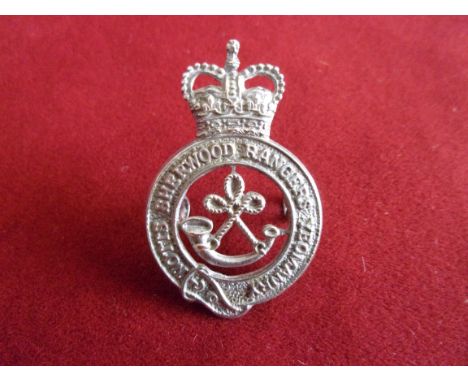 Sherwood Rangers Yeomanry Officers EIIR Cap Badge (Anodised), two lugs. K&amp;K: 2286