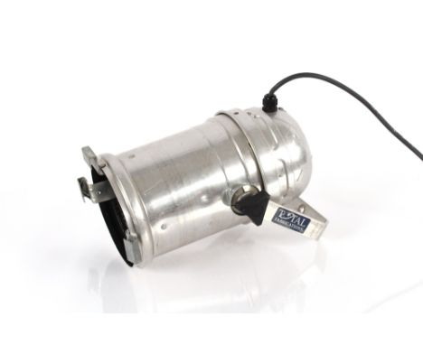 A vintage aluminium stage light 
