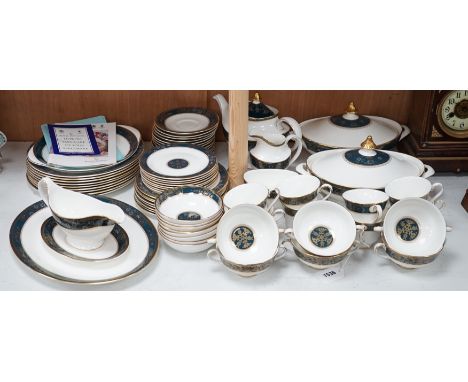 A Royal Doulton dinner and tea service, Carlyle pattern