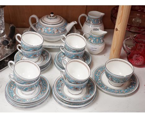 A Wedgwood ‘Florentine’ pattern 2714  part tea service,