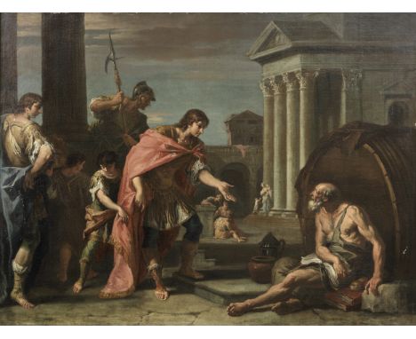 Sebastiano Ricci (Belluno 1659-1734 Venice)Alexander and DiogenesOil on canvas 104.5 x 137.8cm (41 1/8 x 54 1/4in).Footnotes: