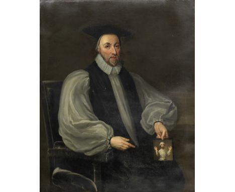 English School, 18th CenturyPortrait of Archbishop William Juxon (1582- 1663), three-quarter length, seated, in clerical robe
