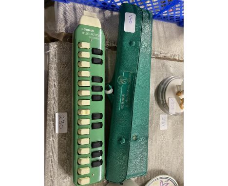 A vintage Hohner melodica soprano instrument 